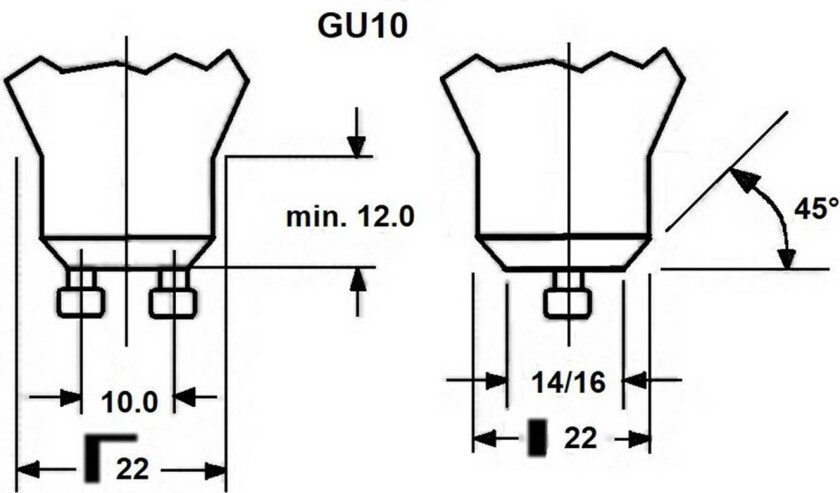 LED-pære SUPERIA RETRO ES50, GU10 4,8W 930 450lm dimbar