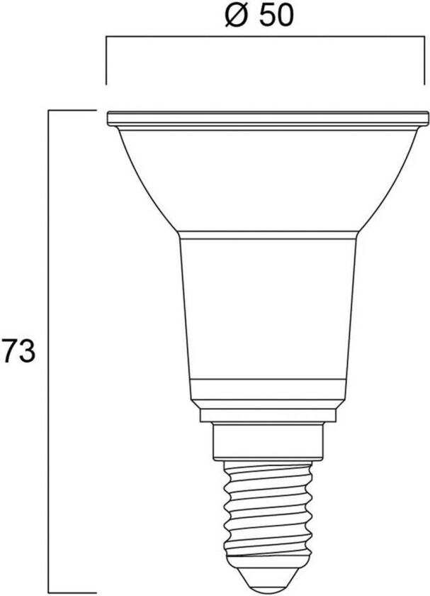 LED-pære RETRO, PAR16, E14, 3,6 W, 830, 345 lm, 36°
