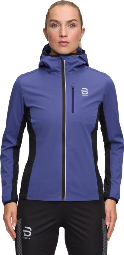Jacket Winter Run Protect Dame Electric Indigo