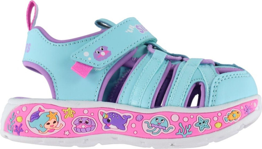 Sandaler - Play Scene Splash Søt - Turkis/Lavender - - 23 - Sandals