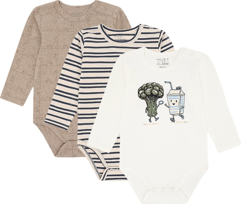 Body I/e - 3-pack - HCBertram - Ivory - - 68 - Langermet Body