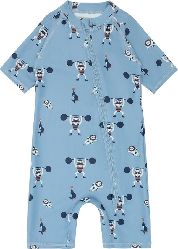 Badedrakt - UV50+ - HCMakki - Light Blue - - 5-6 år (110-116) - Badetøy