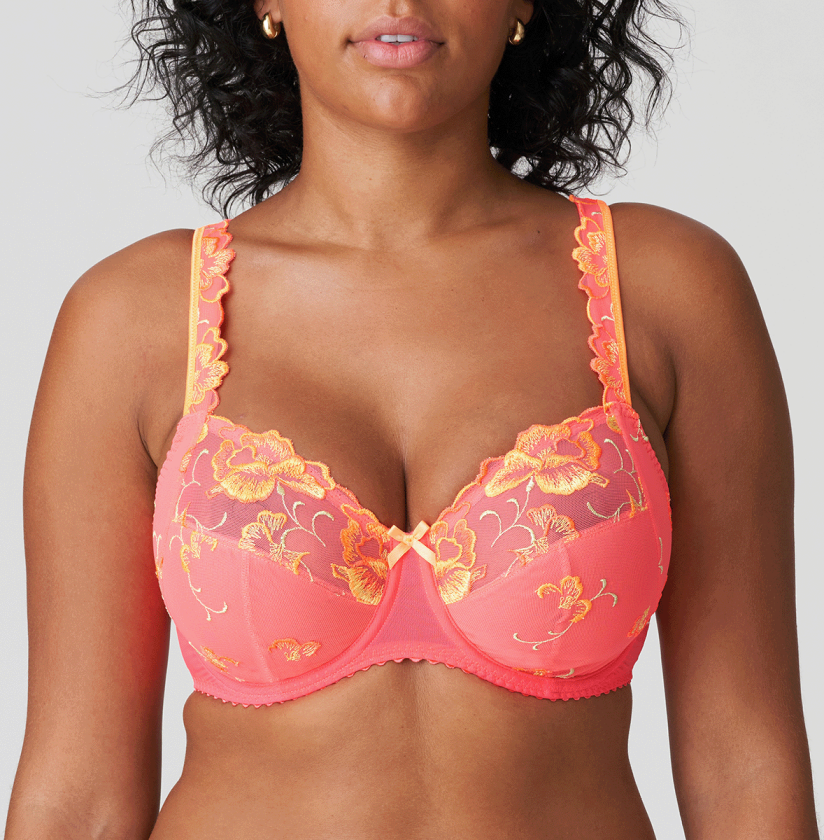 Devdaha BH med bøyle, pink, Størrelse: 100F, Kvinner