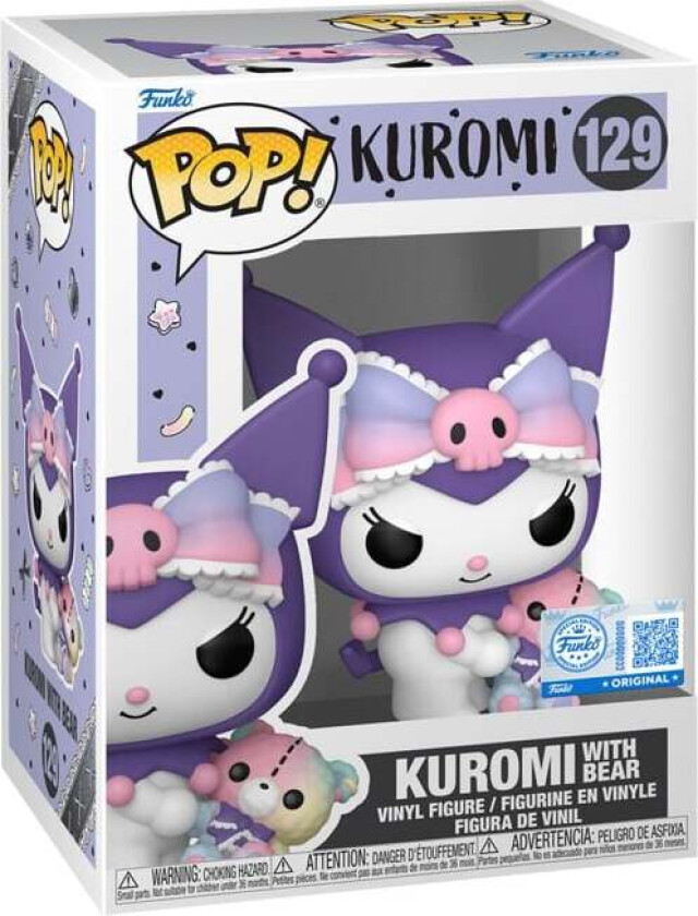 Kuromi with Bear Vinylfigur 129 - Funko Pop! - Funko Shop Europe