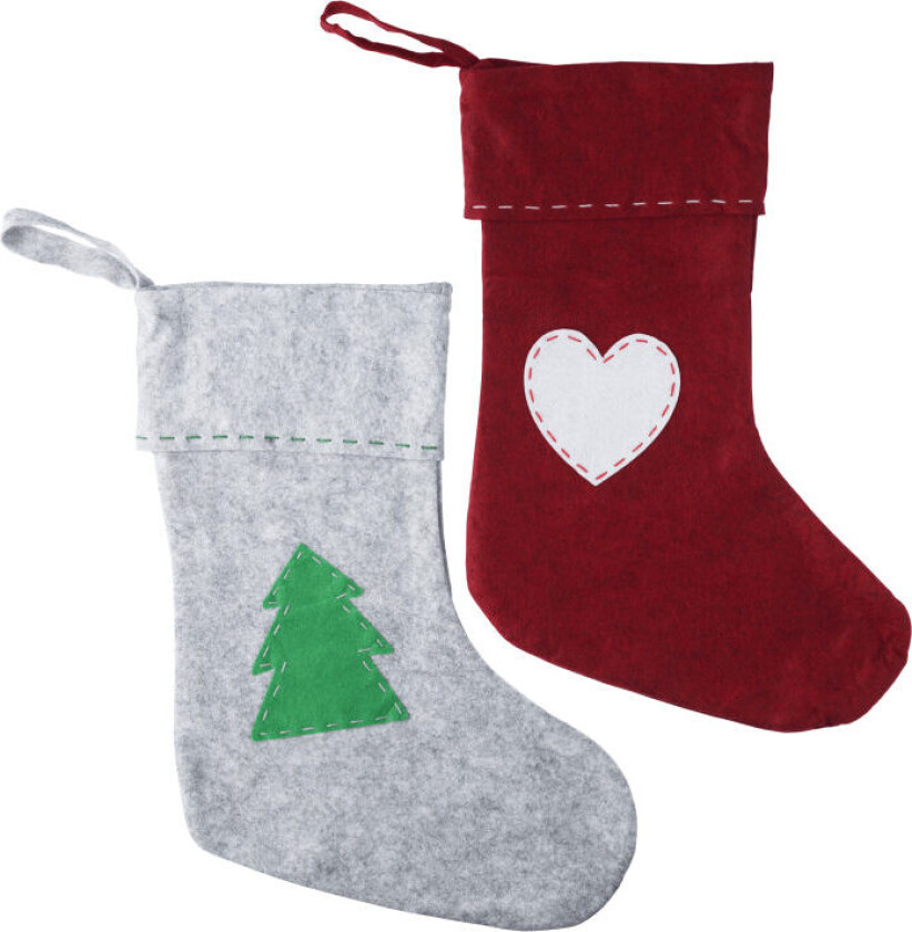 Julestrømpe Ass. Design 1stk