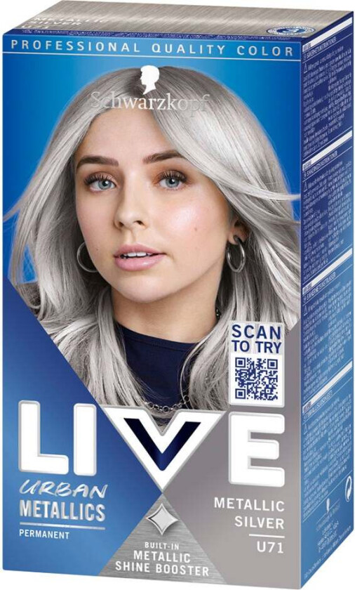 Live Urban Metallics U71 Metallic Silver