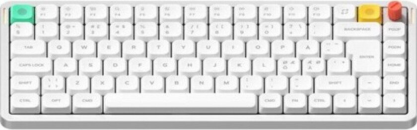 Air75 V3 Nova White - Brown nano - Gamingtastatur - Uten numpad - Nordisk - Hvit
