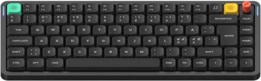 Air75 V3 Nebula Black - Red nano - Gamingtastatur - Uten numpad - Nordisk - Svart