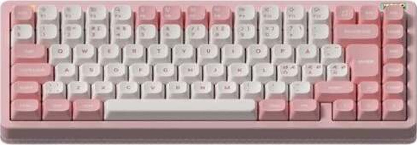 Halo75 V2 Sakura Fizz - Raspberry - Gamingtastatur - Uten numpad - Nordisk - Rosa