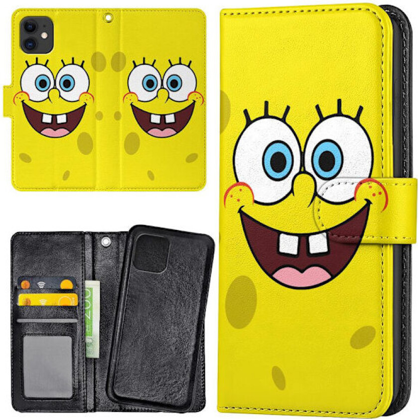 iPhone 12/12 Pro - Lommebok Deksel Svampebob