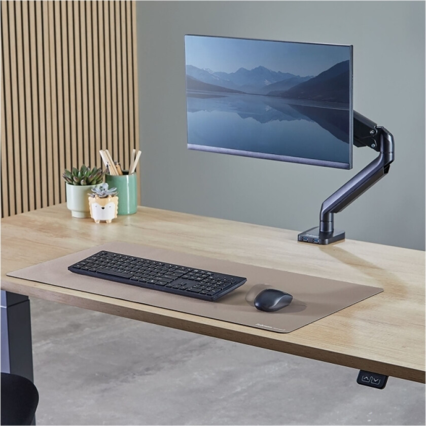 Breyta - Desk mat: 80 x 40 cm - gummi - sand