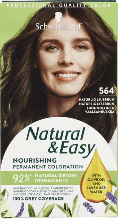 Natural & Easy 564 Lysebrun