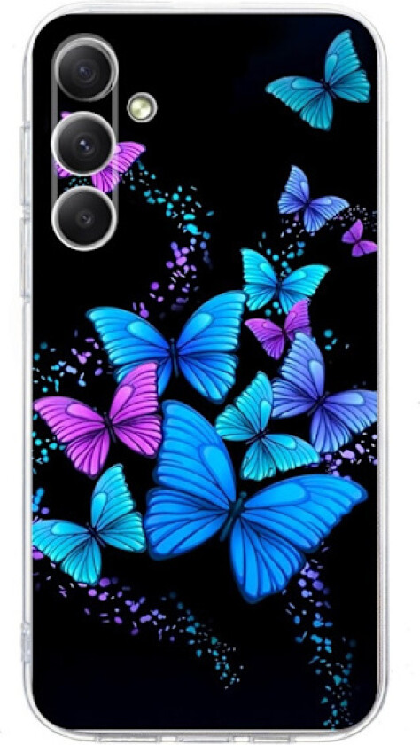 Vibe Samsung Galaxy A56 deksel - Fargerike Sommerfugler