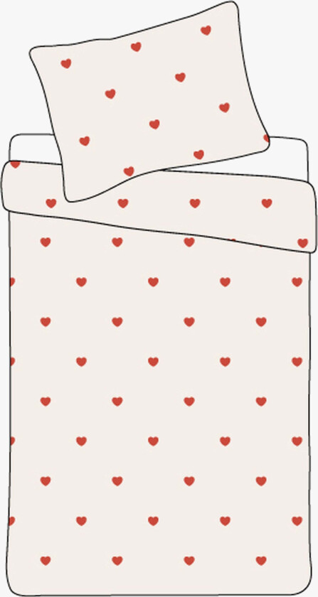 Sengesett 140x200, Bow - Sengesett - 100% Bomull