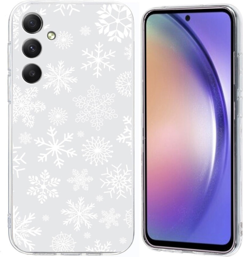 Vibe Samsung Galaxy S24 Plus / Samsung Galaxy S25 Plus deksel - Snøfnugg