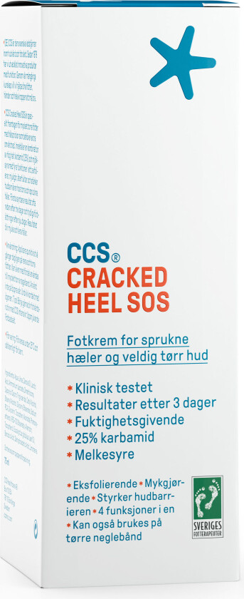 Ccs Ccs Cracked Heel SOS fotkrem, 75 ml