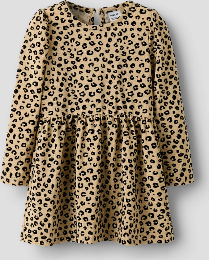 Bilde av Nmfrebekka Ls Dress - Beige - 98