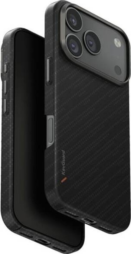Uniq Keva EDGE Magclick-ladeveske for iPhone 17 Pro - Svart