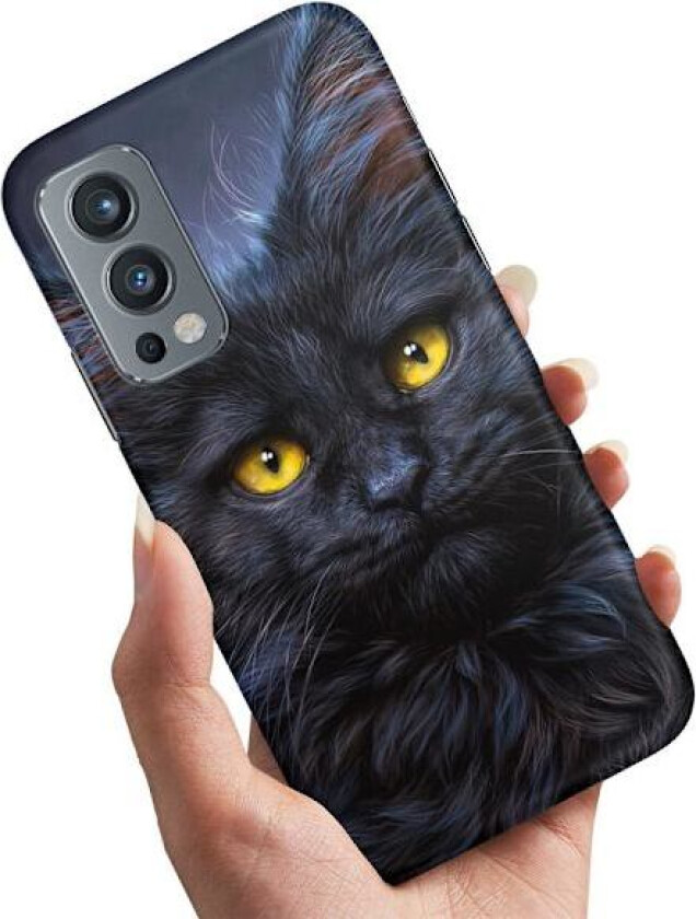 OnePlus Nord 2 5G - Deksel/Mobildeksel Svart Katt