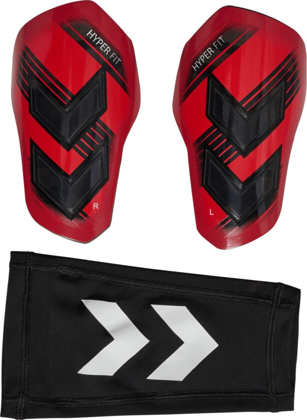 Bilde av Shin Guards Hyper Fit, knebeskyttelse, unisex POPPY RED/TRANSPAREN