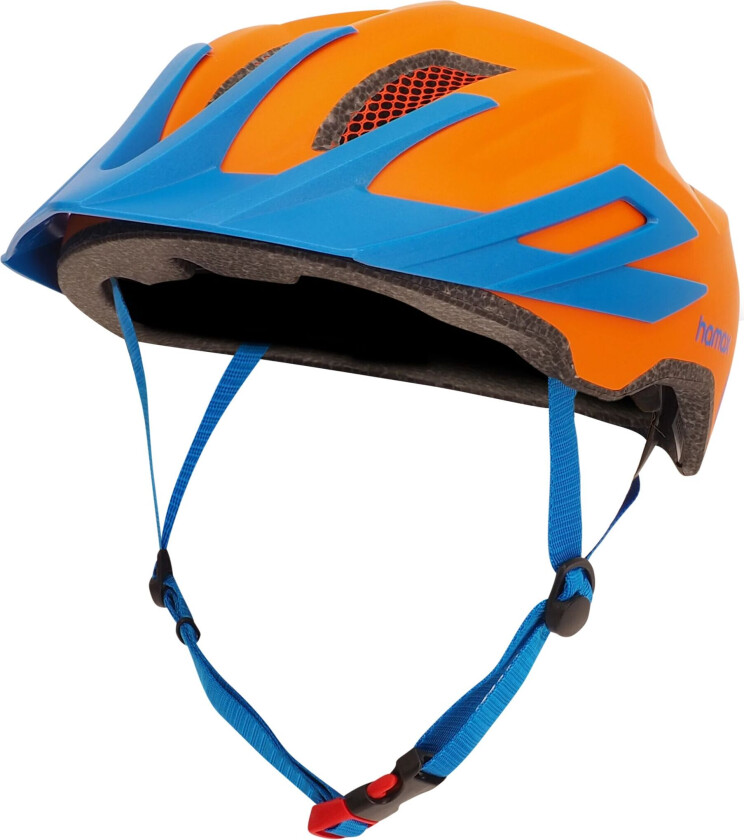 Halo bikehelmet 24, sykkelhjelm, barnehjelm orange/blue