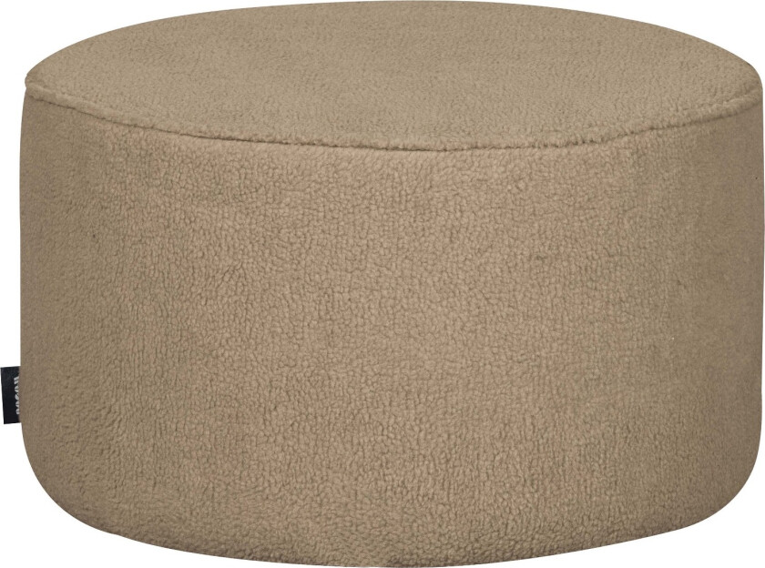 Sara Puff Rund Sand 36x60 cm