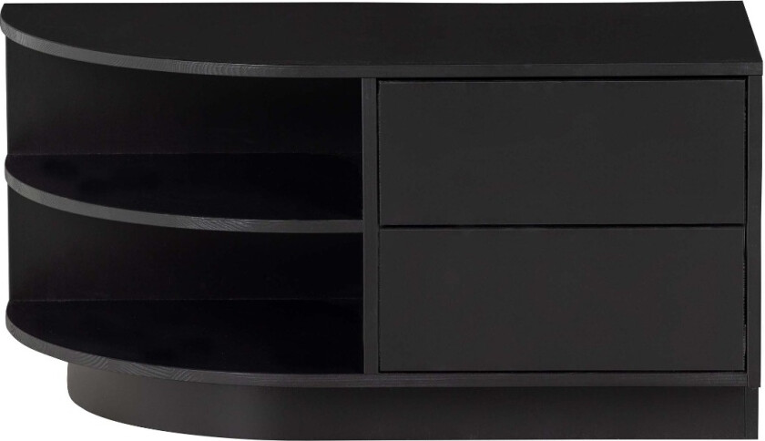 Finca Modul til TV-Benk Venstre Hjørne Furu Sort