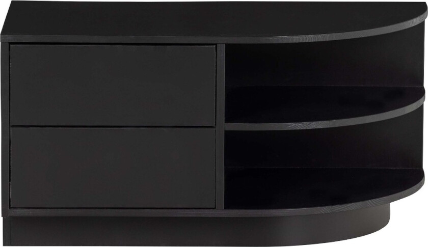 Finca Modul til TV-Benk Høyre Hjørne Furu Sort