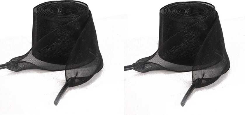 Skire Organza Ribbon Skolisser - 120cm Black