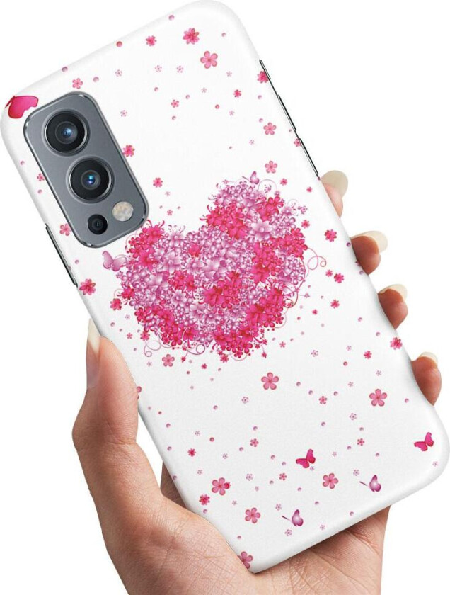 OnePlus Nord 2 5G - Deksel/Mobildeksel Blomsterhjerte