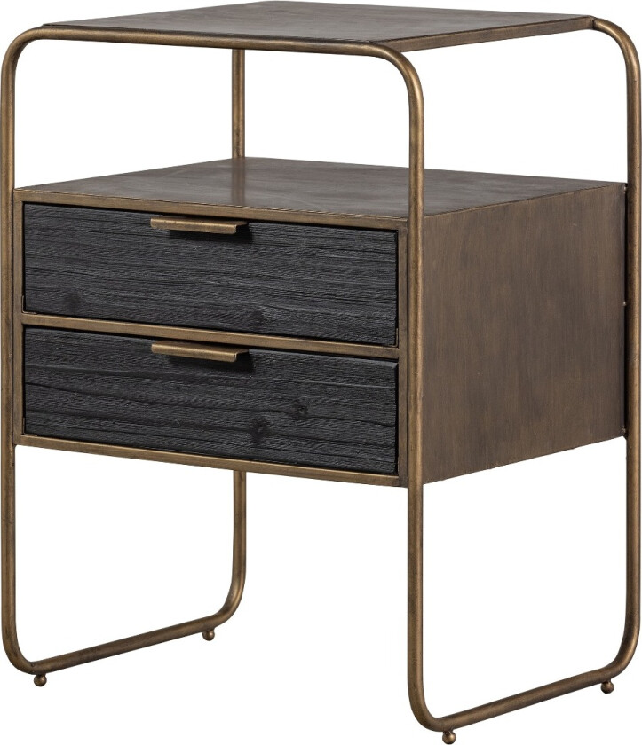 Polite Nattbord Antikk Messing