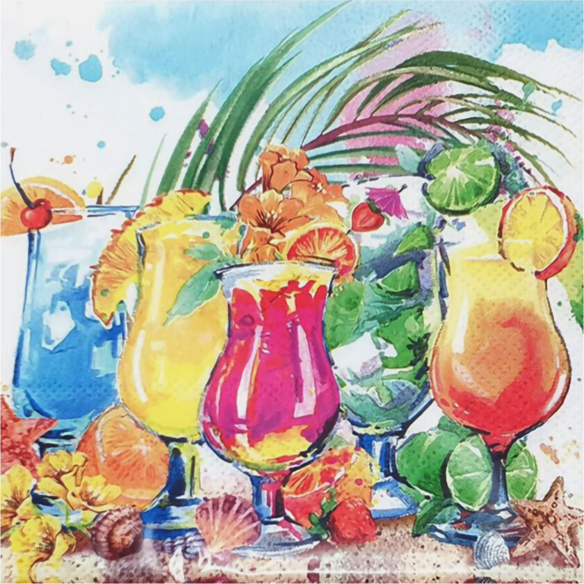 Servietter Drinker All-inclusive - 20-pakning
