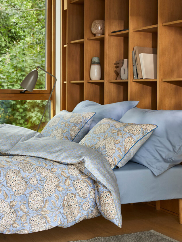 Karette sengesett dus blå