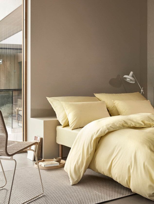 Harmoni sengesett lys gul