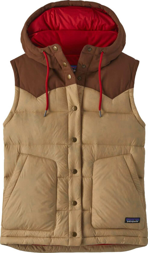 Bivy Hooded Vest Dame Tinamou Tan L