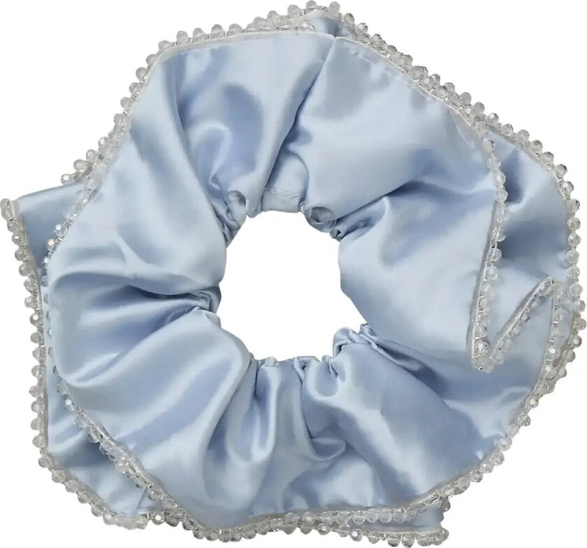 Luster Bead Scrunchie - Blue - ONE SIZE