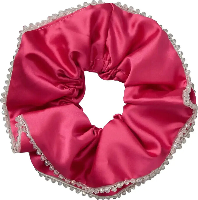 Luster Bead Scrunchie - Pink - ONE SIZE