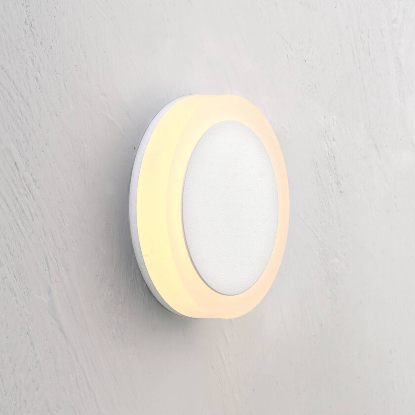 Bopp LED-innfelt taklampe One, hvit, Ø 9 cm