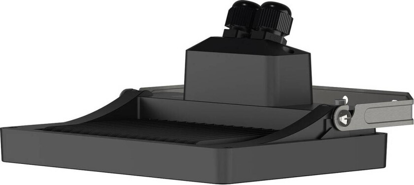 LED-utendørs veggspot theLeda B30 dual, svart, IP65