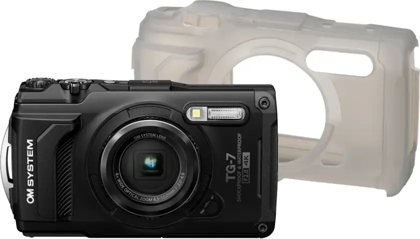 Bilde av TG-7 black + CSCH-128 Silicon Case