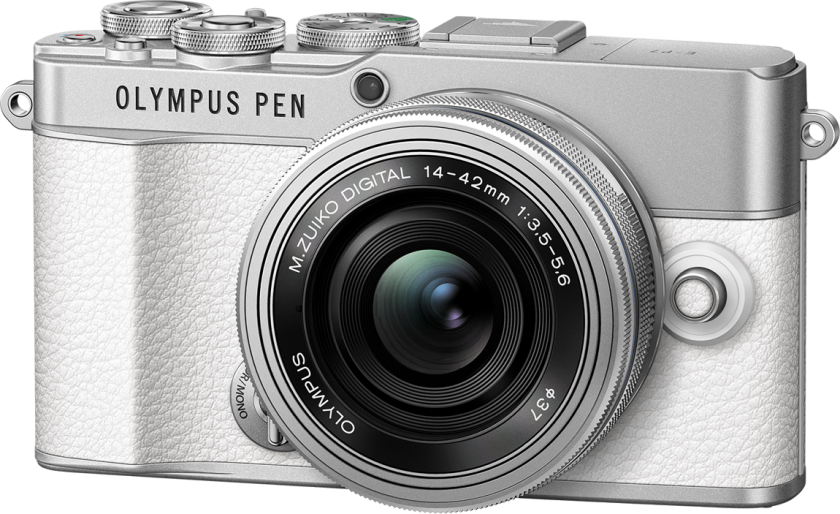 E-P7 + 14-42mm Pancake Zoom Kit (white/silver)
