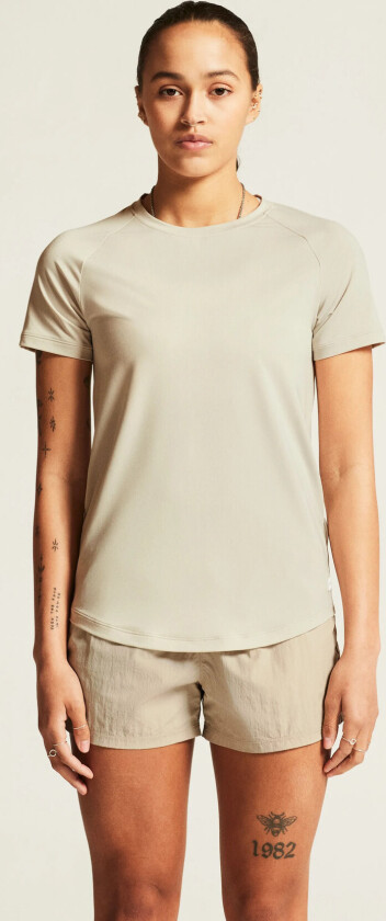 Collective Ss Tee W - Cream - XS