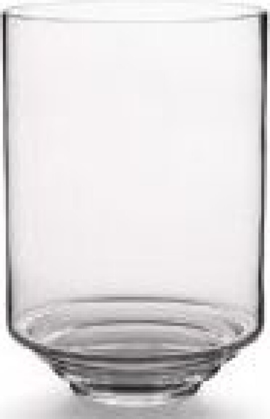 KLIPPA, Cylinder formet Vase, Glass, Gjennomsiktig, Bord, Innendørs, Monika Mulder