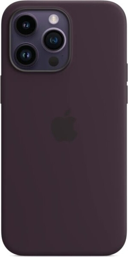 Apple Silikondeksel med MagSafe for iPhone 14 Pro Max Elderberry