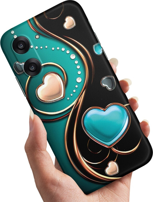 OnePlus Nord CE5 - Deksel/Mobildeksel Hjerter