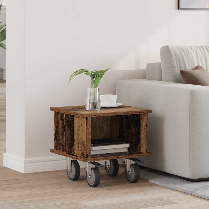 TV-benk Gammelt tre 37 x 35 x 35 cm Konstruert tre