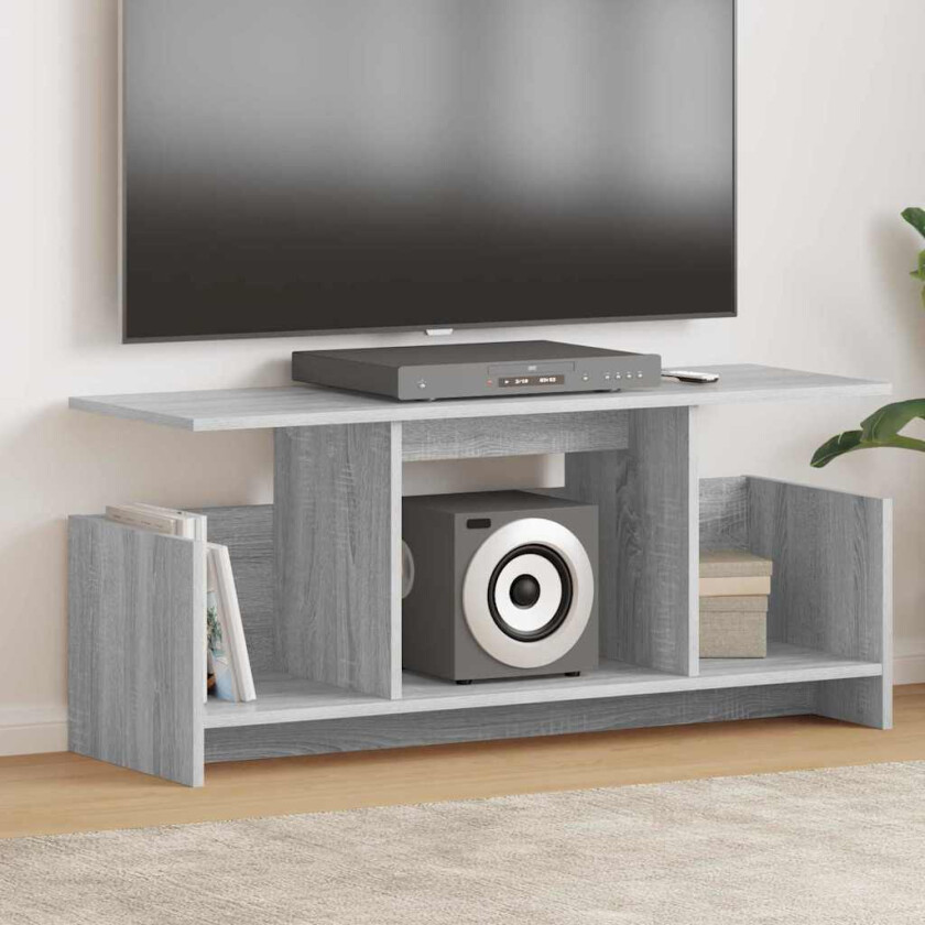 TV-benk Grå Sonoma 102 x 35 x 45 cm Konstruert tre