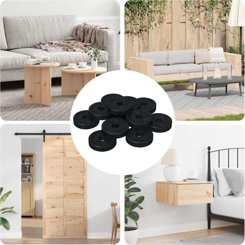 passer for Flat Skive 36000 pcs Svart 15 x 4 x 3 mm