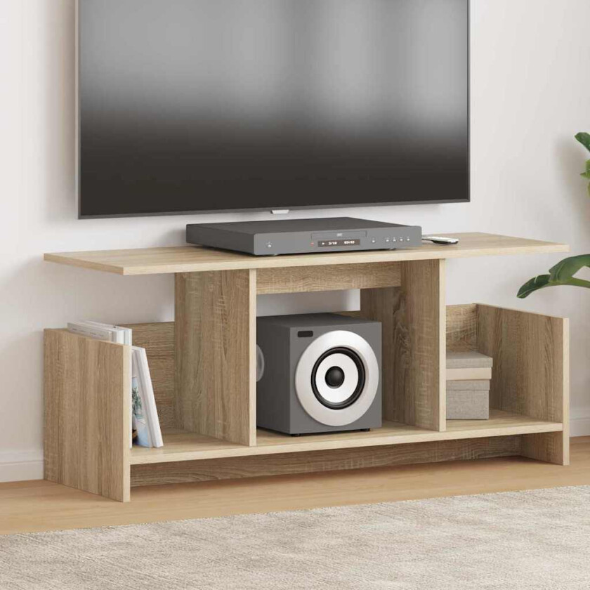 TV-benk Sonoma eik 102 x 35 x 45 cm Konstruert tre