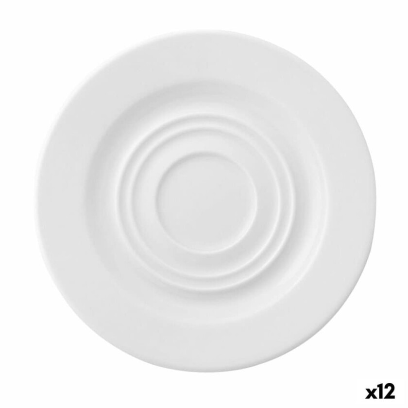 Tallerken Ariane Prime Breakfast Ceramic White (Ã 15 cm) (12 kvantitet)